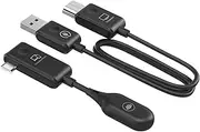 C1 USB-C Wireless HDMI Extender, 1080P 60Hz, Lightweight, Portable, Plug and Play for Laptops, PC, Smartphones, Game Consoles, Streaming, Display Mirror, IP15, Android, 165 Feet