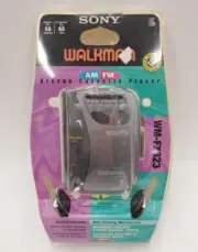 Sony Walkman WM-FX323 AM/FM Portable Stereo Cassette Player Black Sealed
