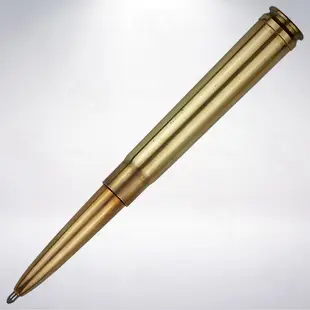 美國 Fisher .375 Cartridge Space Pen 子彈造型原子筆: 黃銅/Raw Brass