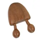 Massage Scraper Wenge 2 Tooth Portable Comfortable Gua Sha Scraper For Face XXL