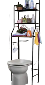 Tiers 3 Toilet Shelf Bathroom Rack Over Laundry Washing Machine Storage Shelves