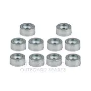 10 x Suzuki Zinc Internal Anode for 4hp to 300hp Outboard (Part # 55321-87J00)
