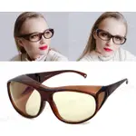 頂級濾藍光眼鏡 經典茶框 阻隔藍光/保護眼睛/近視、老花眼鏡可外掛 抗紫外線UV400