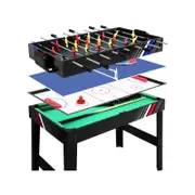 4-In-1 Game Table Soccer Foosball Pool Hockey Table