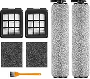 Replacement Brush Roller Filter Set For Bissell HF3 3649A Vacuum Hepa Filters Compatible with Bissell HF3 Crosswave Vacuum Cleaner 2 Multi-Surface Brush Roller 2 Hepa Filter & 1 Cleaning Brush
