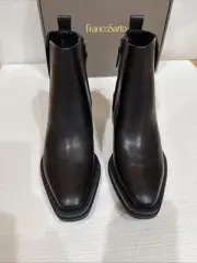 Franco Sarto Dalden Black Leather Shoe Boots Women's Size 7 New