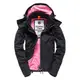 美國百分百【全新真品】Superdry 極度乾燥 風衣 連帽 外套 防風 夾克 刷毛 炭黑 粉紅 女 F855