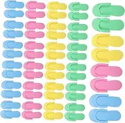 EXAOMBLE 12pairs Slippers for Women Men Soft Travel Slides Non- Quick Spa Shoes for Hotels Nail Salons Home Use
