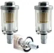 Lot 2 In-Line Water & Oil Separator Filter Dryer Water Moisture Trap 4 Air Tool