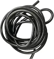 DEMMET 2M Spear Gun Rubbers 16X3mm 18X3mm Black Diving Latex Tube Scuba Diving Harpoon Fishing Rubber Sling Fishing Accessories Equipment Spear Gun Latex Tube High Elasticity Latex Tube