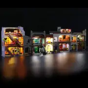 Led Lighting Kit for Diagon Alley - Compatible with Lego 75978 Building Blocks M