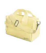 Small Gym Bag 9 inch, Mini Duffle Bag with Adjustable Strap, Lightweight Khaki