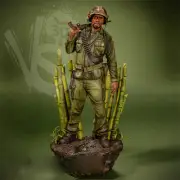 1/4 52cm Kirk Lazarus 3D print figure Model Kit Unpainted Unassembled GK