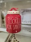 Brand New Rae Dunn Cookies For Santa Canister