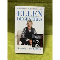 在飛比找蝦皮購物優惠-全新-英文原版 Ellen 艾倫德詹尼絲自傳 一本正經的玩笑