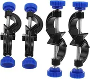 ABOOFAN 4pcs Large Spray Coated Aluminum Lab Tube Clamps Flask Holders Multi Function Stand Clips for Convenient Lab Equipment Support