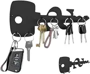 Decorative Wall Key Holder Key Holder Decorative Key Holder Holder with 6 Hooks for Glasses Functional Decoration for Home Kitchen and Dice Keys