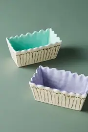 Anthropologie Holiday L'Hiver Mini Loaf Pan Set-$29.98 MSRP