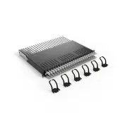 PATCHBOX® 365 Cat.6a - 24-Port Patch Panel with Retractable Cable Managemen
