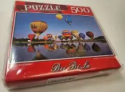 NEW Vintage Jigsaw Puzzle Aquatic Hot Air Ballon Field Bi Bi La 18.25X11 " 11x19