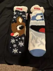 Rudolph And Bumble Sherpa Sock Set