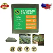 Adjustable 10x50 FT Green Mesh Barrier Netting for Outdoor Insect & Pest Control