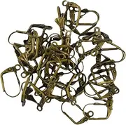 [Generic] 50pcs Earwire Earring Wire Hook Brass Earring Findings Jewelry Making