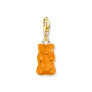 THOMAS SABO Charm pendant goldbears in orange