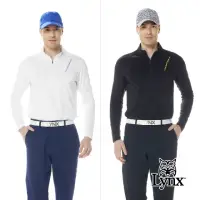 在飛比找momo購物網優惠-【Lynx Golf】首爾高桿風格！男款合身版吸排抗UV左胸