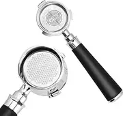 [IKAPE] Espresso 51mm Portafilter, 3 Ears Coffee Portafilter with Silicone Handle, Compatible with 51mm Delonghi EC0680, EC0685, SMEG & EUPA Coffee Machines
