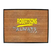 Sailing Robertsons Always Right - Funny Novelty Doormat Man Cave Floor mat
