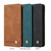 For Samsung S22+ Ultra Plus S21 S20 FE A52 A32 A12 5G Leather Case Wallet Cover