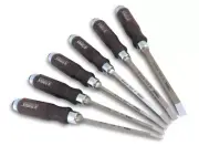Narex 6 Piece Mortise Chisel Set: 4-5-6-8-10-12 mm