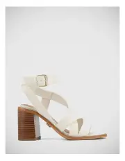[Wittner] Prague Leather Strappy Heel in Off White