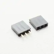 30PCS New Single Row 1x3 pins 2.54mm Female Header Straight Connector CM