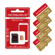 Microdrive Micro TF Card 32G 64G 128G 256G Class 10 High Speed Mini SD Card Flash Memory Card for Smartphone Driving Rec