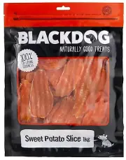 Blackdog Sweet Potato Slice Dog Treats 1kg