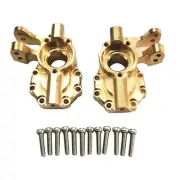 2Pack Brass Counterweight Portal Drive Housing for Traxxas TRX4 TRX6 1:10 RC Car