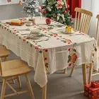 Christmas Tablecloth Rectangle Table Cover Christmas Decoration Table Cloth for