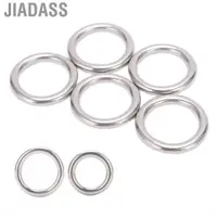 在飛比找蝦皮商城優惠-Jiadass 5 件裝 304 不鏽鋼圓形 O 型環多用途