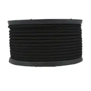 3/8" Black Bungee Cord Marine Grade Heavy Duty Shock Rope Tie Down Stretch Band