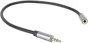 Headphone Extension Cable, 11.8in 3.5mm Male to Female Extension Cable for Car, Home Stereos, Speaker, Phones