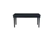 Maestro Furniture Julius Classic Computer Working Home Office Writing Desk 160cm 3-Drawer Black