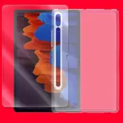 2in1 SScreen Protector TPU Case f Samsung Galaxy Tab S7 FE 12.4" SM-T733N Tablet