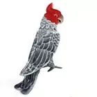 Hansa - Gang Gang Cockatoo - Realistic Bird Animal Stuffed Plush Toy - 43cm
