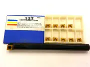 1/2" RH CCMT BORING BAR W/ 10 PCS WIDIA CCMT 322 RC40 CARBIDE INSERTS A001