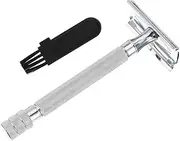 VICASKY Traditional Safety Razor Metal Scraper Beard Trimmer Reusable Shaving Tool Double Blade Razor for Both Men and Women