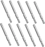 Kisangel 10pcs P Music Box Movement Parts Transmission Insert Shaft Iron Shaft for Turntable Speakers Easy Installation Wide Compatibility Materials for DIY Music Box Projects
