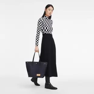 [全新］Longchamp Essential牛仔托特包 L