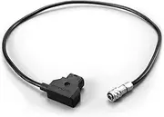 Tilta D-Tap to 2-Pin Power Cable(17.2") Compatible with BMPCC 4K/6K Cameras Durable Black TCB-BMPC-PTAP